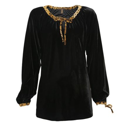 شومیز مخمل کبریتی چپ و راستی